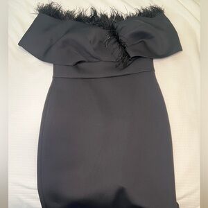 DaVinci Black Feathered Garment